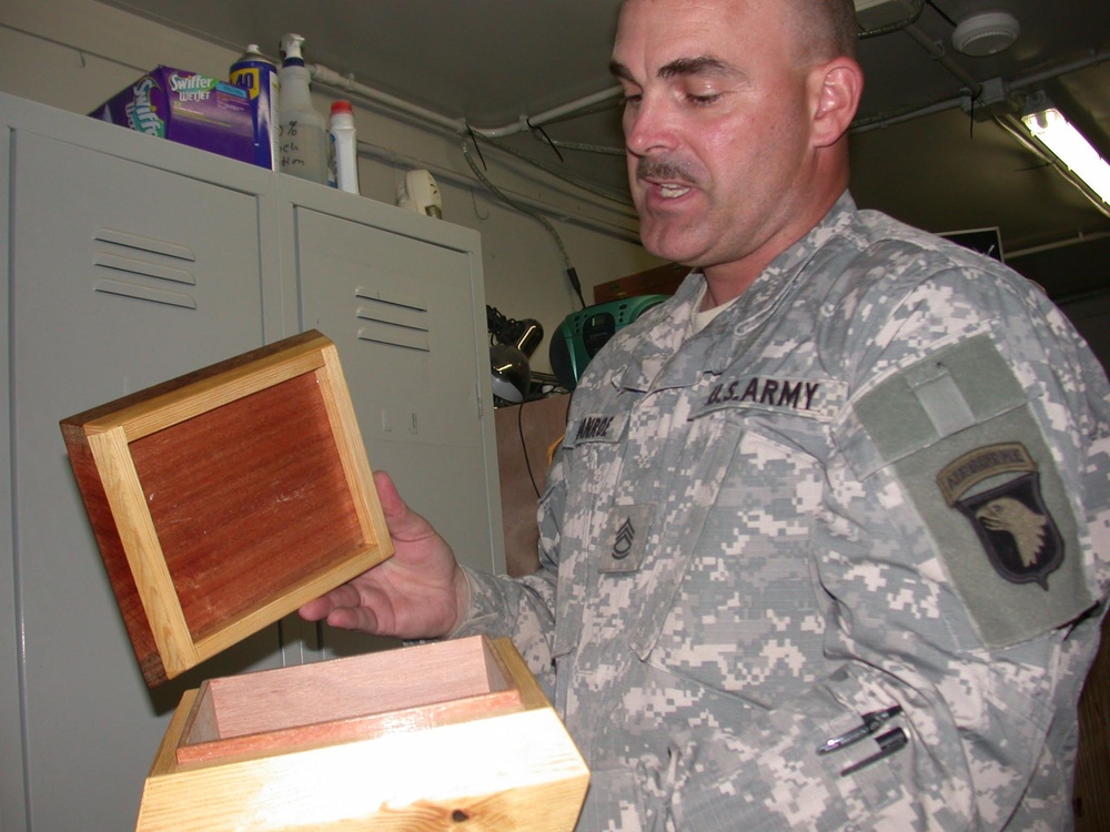 Woodowrking Project by Sgt. 1st Class Frank Manroe