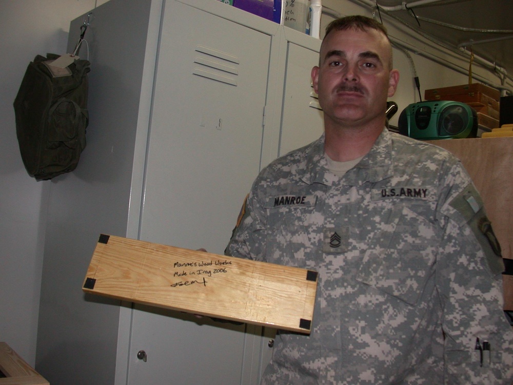 Woodowrking Project by Sgt. 1st Class  Frank Manroe