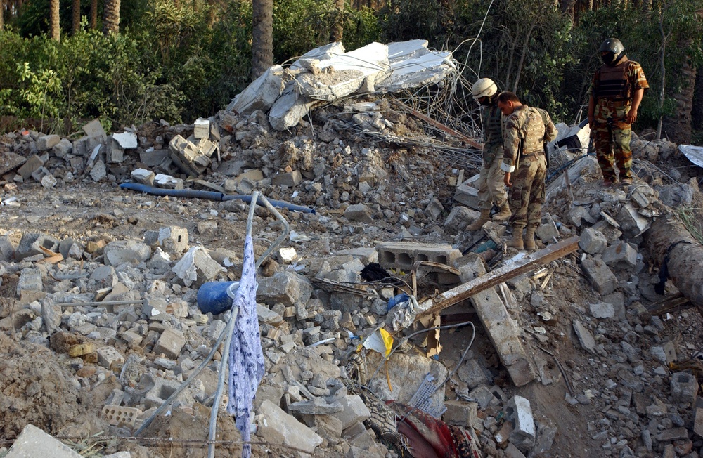 Remains of al-Zarqawi's safe house