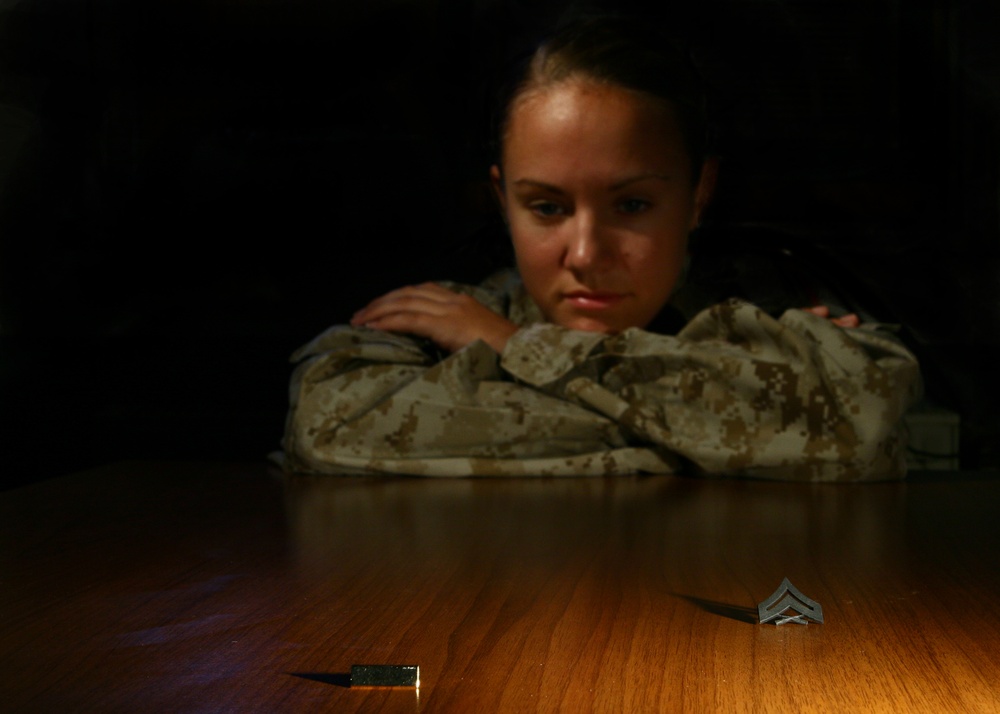 A Marine Focuses on Her Future in the Corps