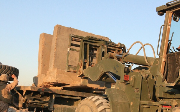 Marines turn over battle space, little by little