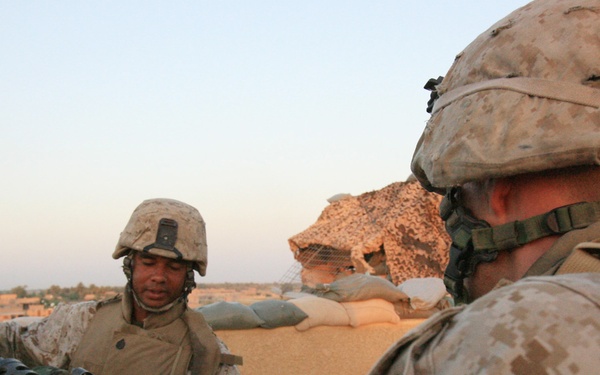 Marines turn over battle space, little by little
