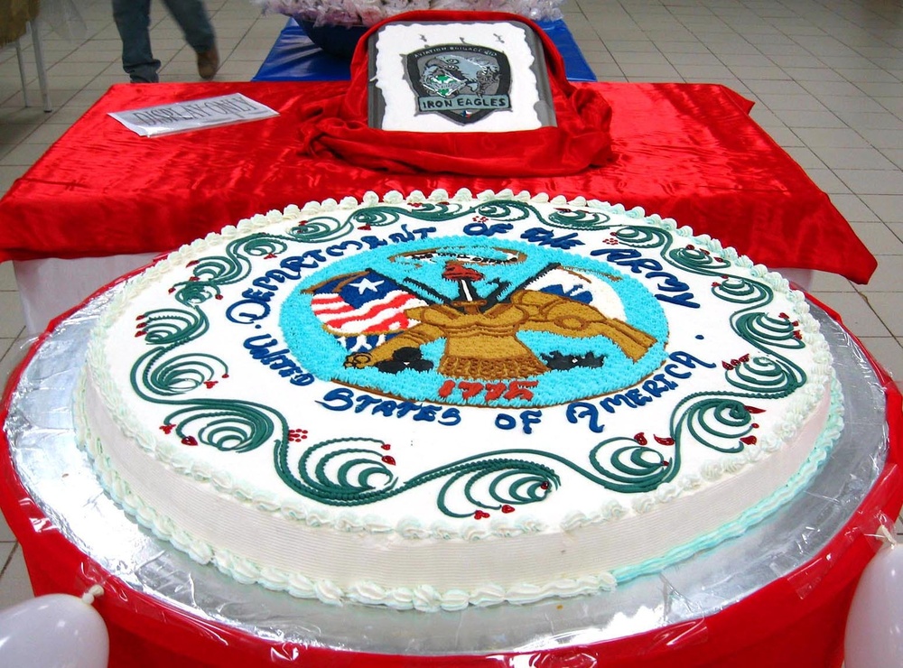 Army birthday cake