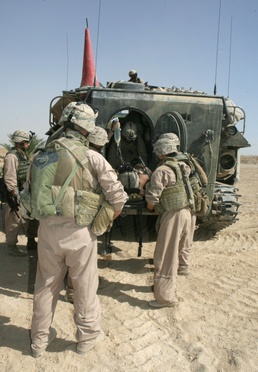Darkhorse Marines engage enemy
