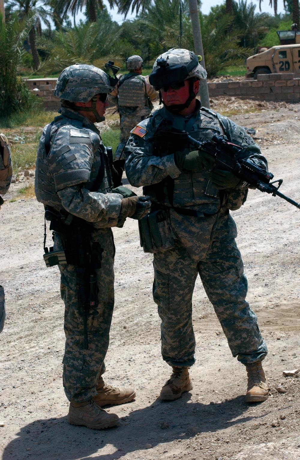 Sister Units Share Iraq Experience, Prep for Transition