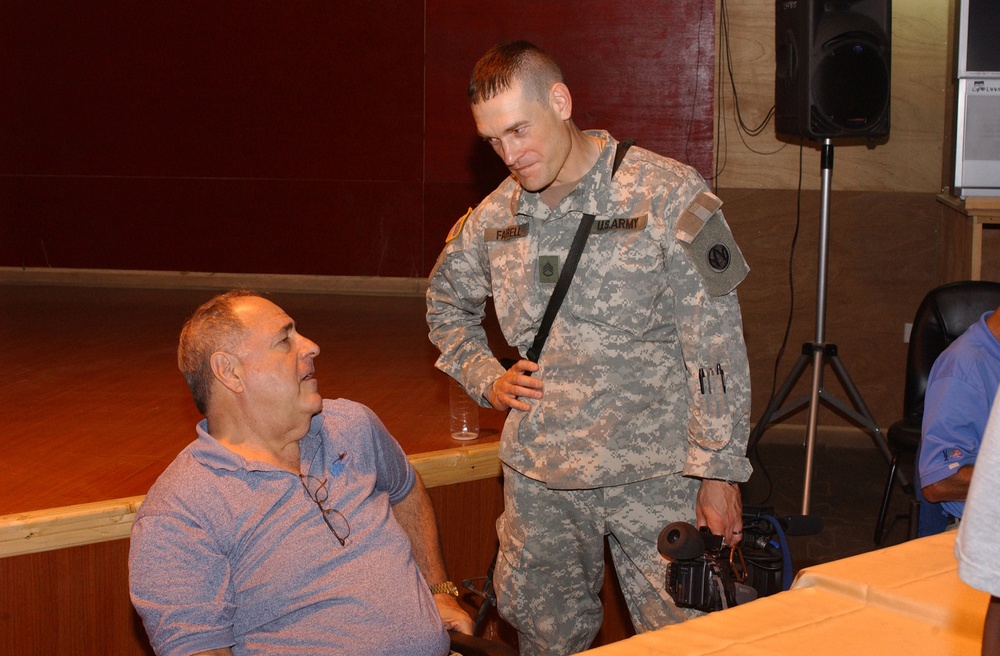 Sports Personalities Meet With MND-B Soldiers