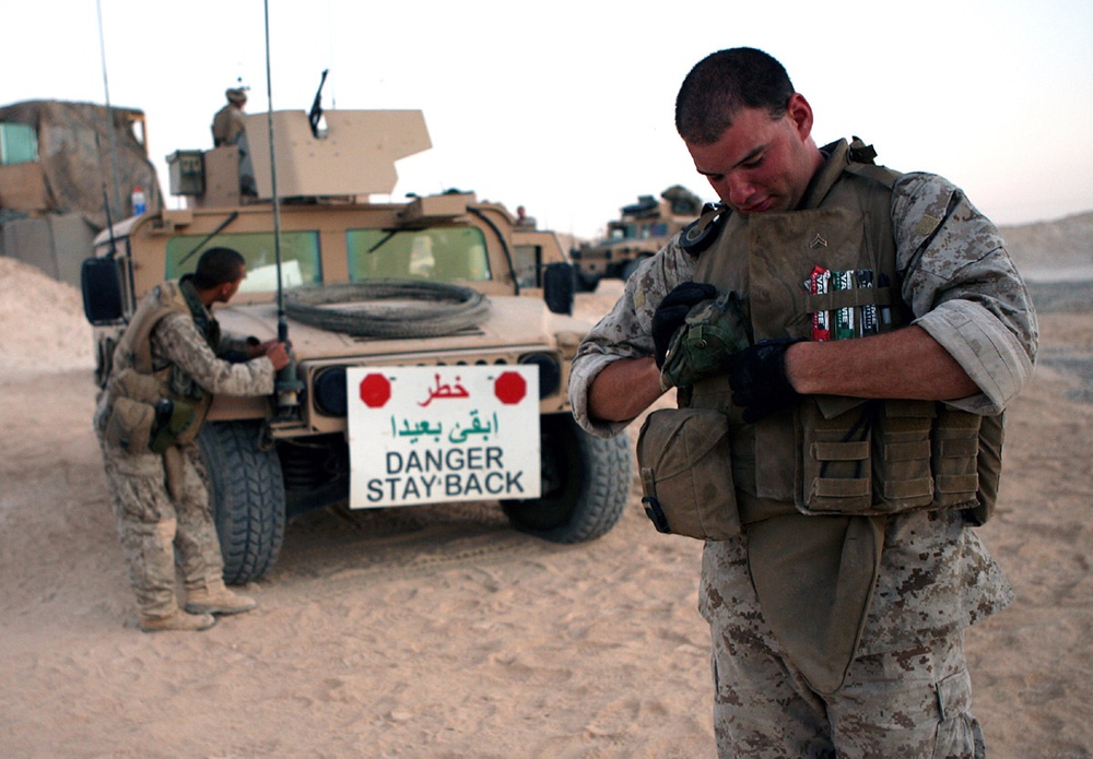 Marines battle the elements while facing insurgents and improvised explosiv