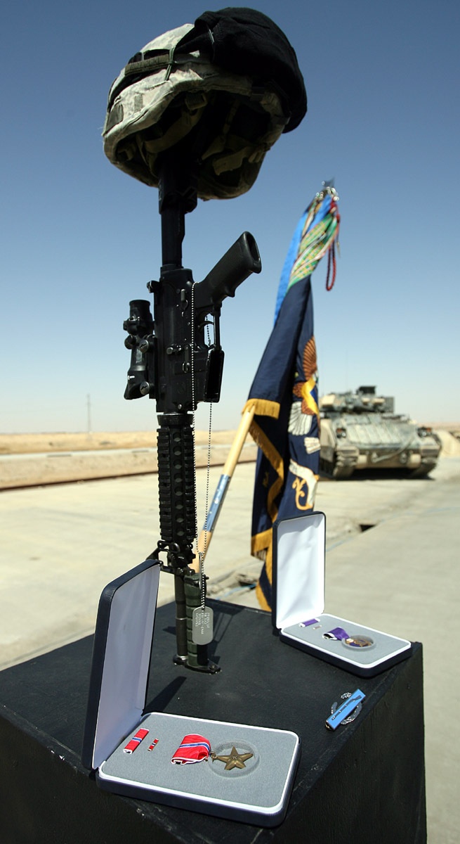 U.S. Army battalion honors second fallen soldier since arrival in Iraq