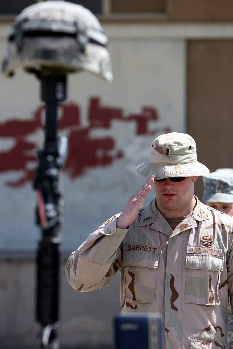 U.S. Army battalion honors second fallen soldier since arrival in Iraq