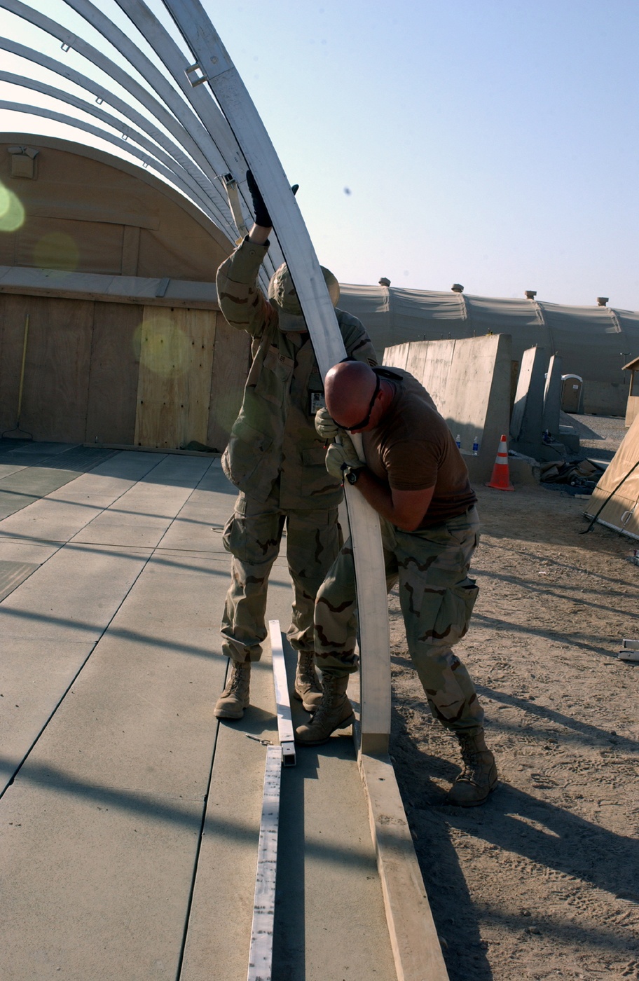 Strong skeleton: structures shop builds, repairs base infrastructure