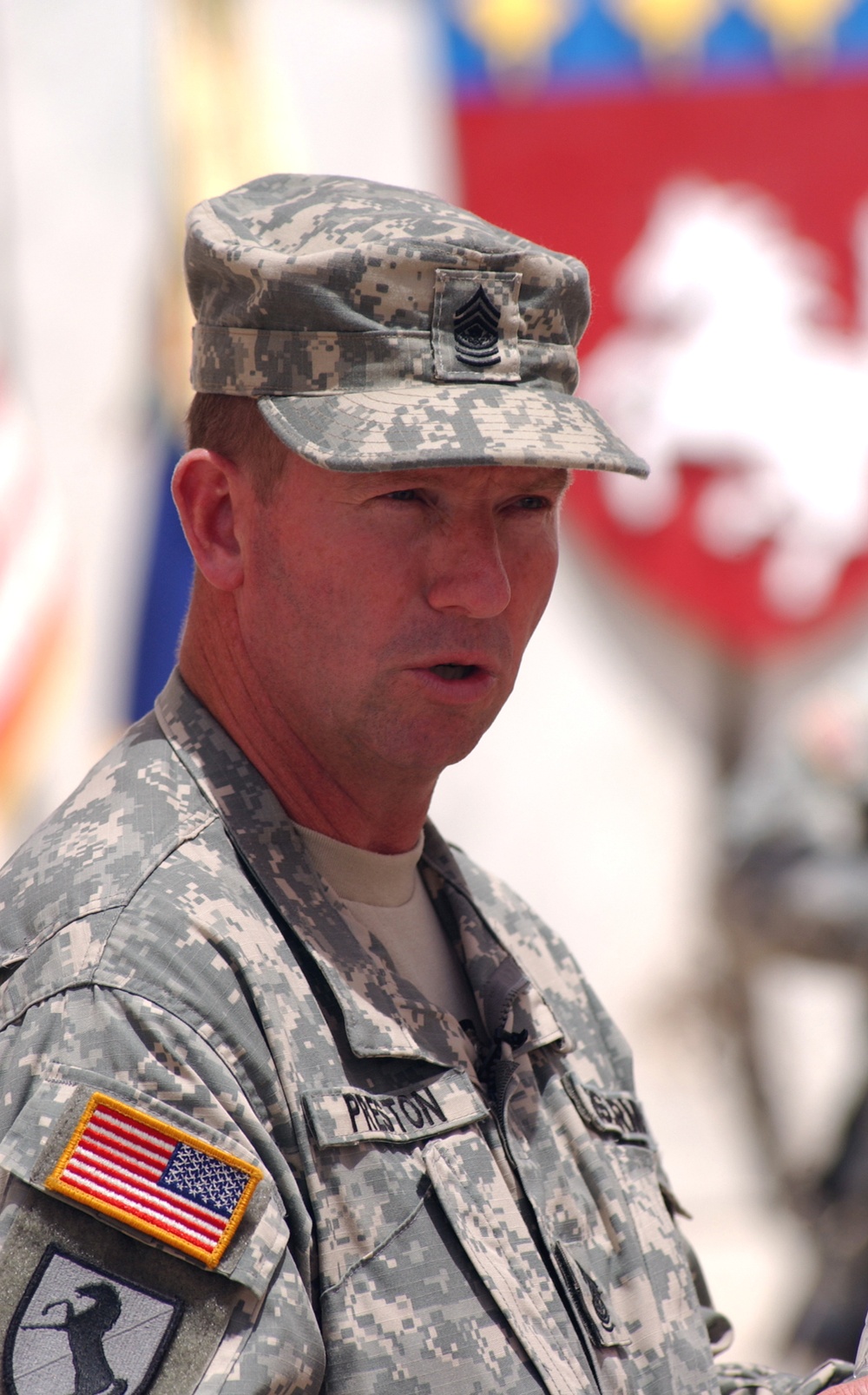 Sgt. Maj. of the Army Ken Preston