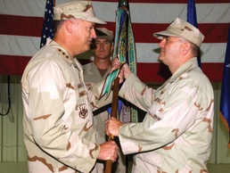 Command changes hands with ceremony