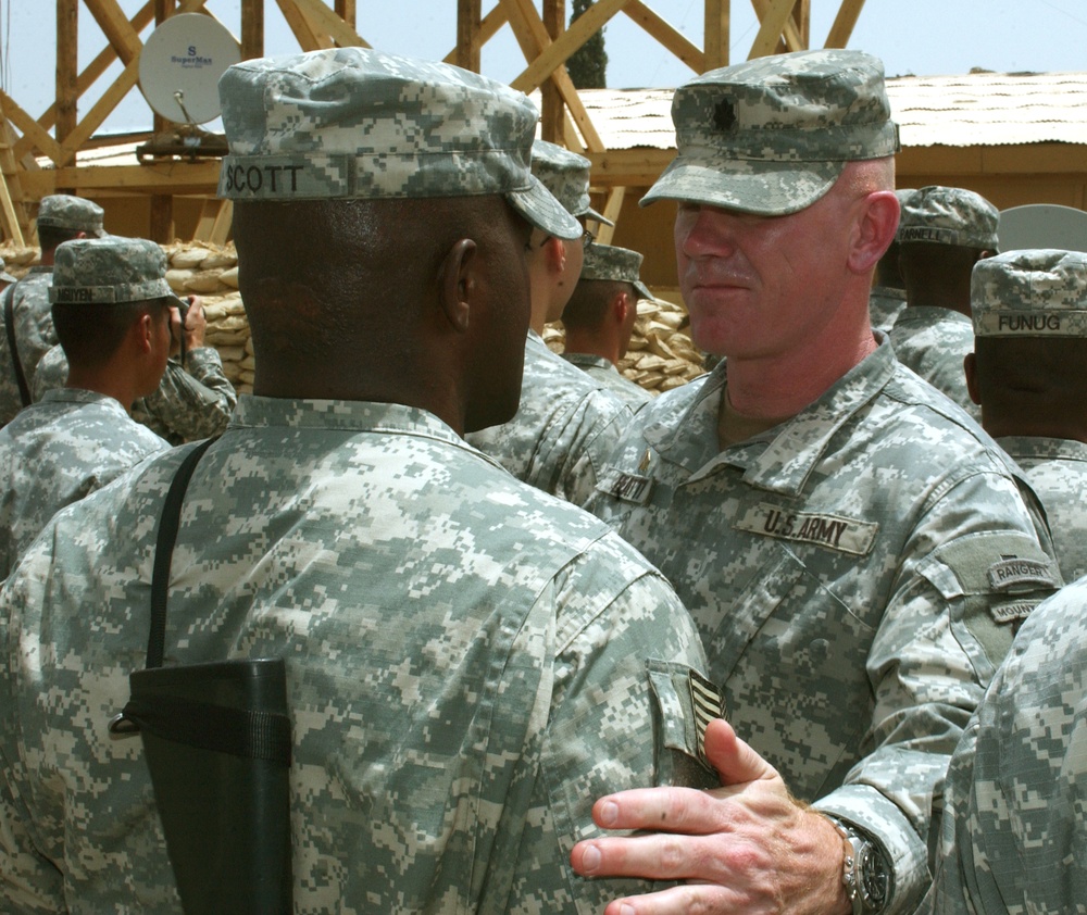 Combat veterans recognized during Spartan's Army birthday celebration