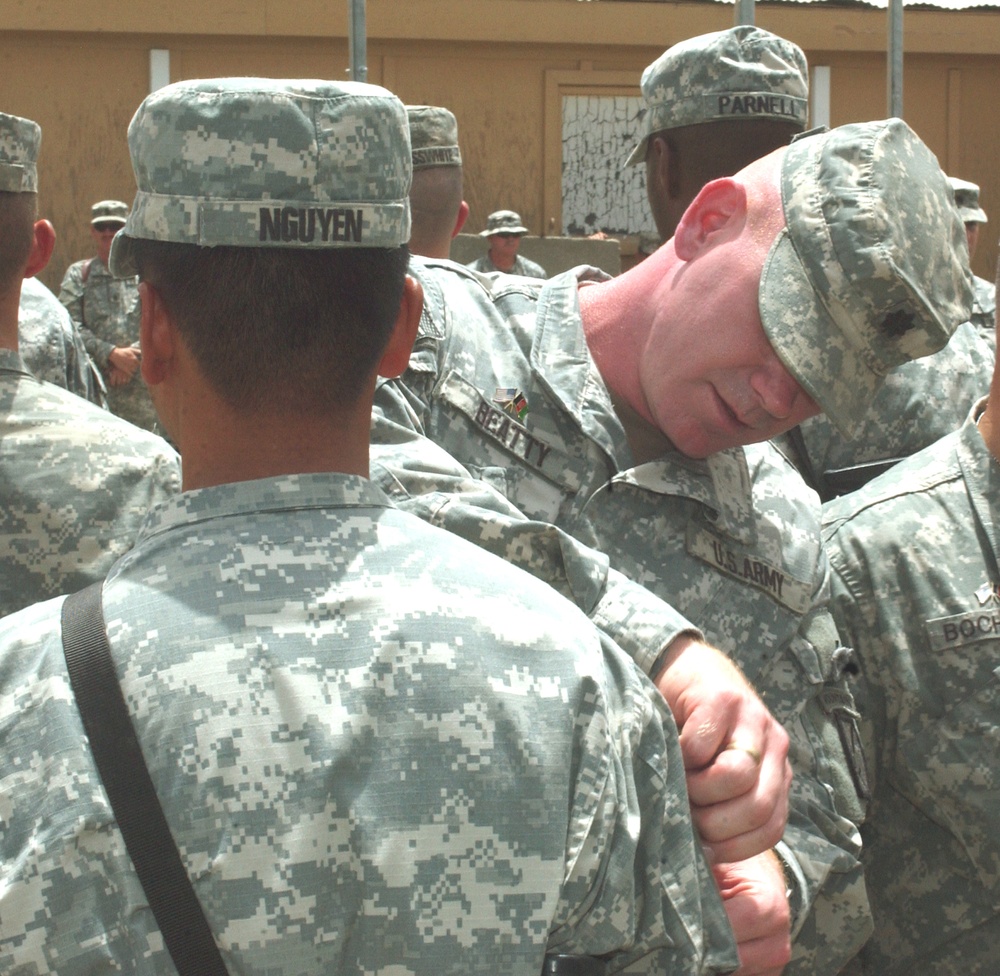 Combat veterans recognized during Spartan's Army birthday celebration