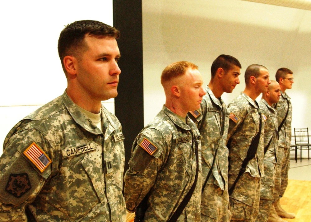 Engineer Battalion honors six Soldiers with the Purple Heart