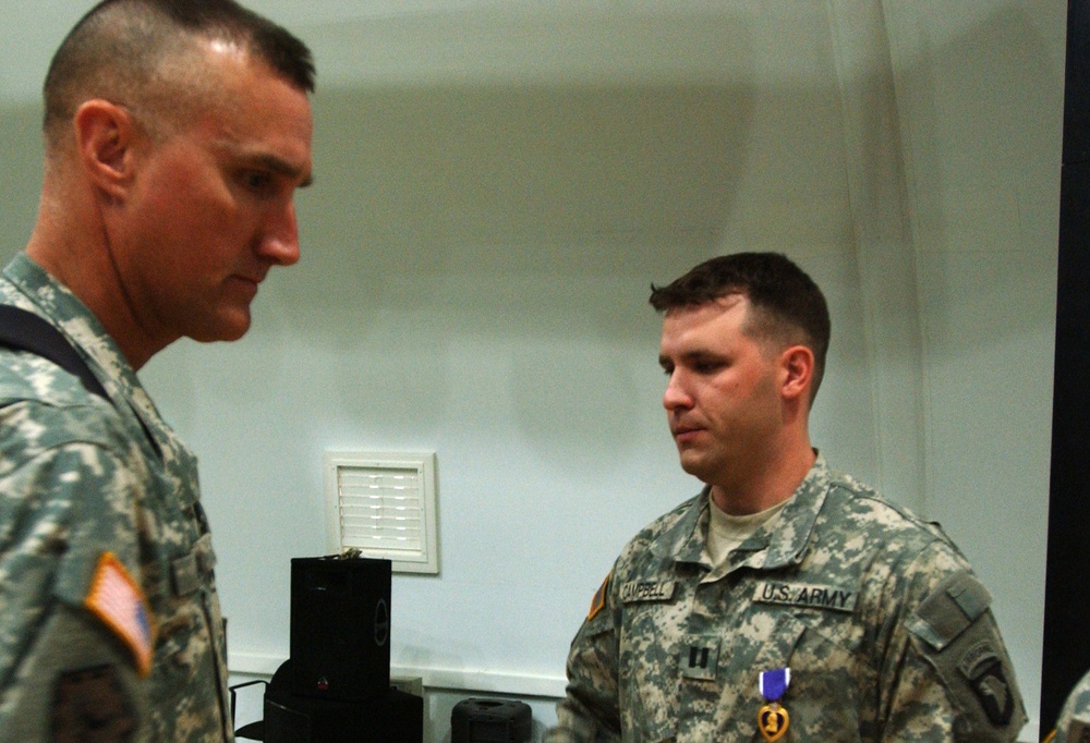 Engineer Battalion honors six Soldiers with the Purple Heart
