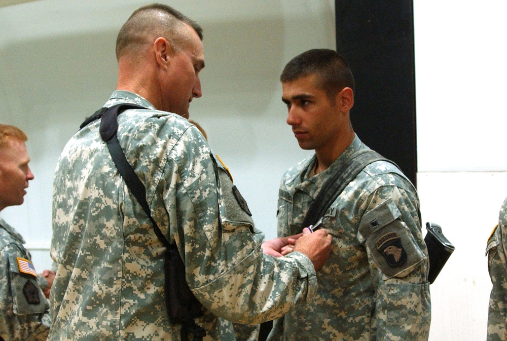 Engineer Battalion honors six Soldiers with the Purple Heart