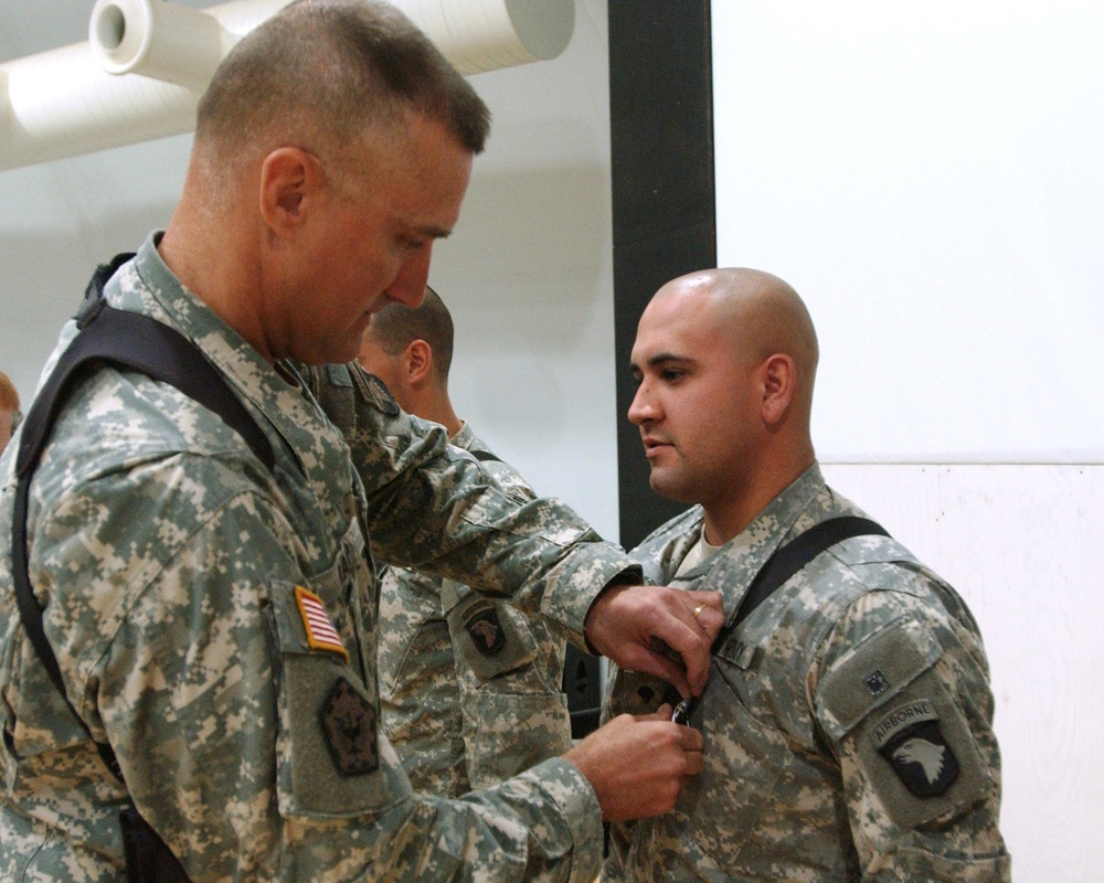 Engineer Battalion honors six Soldiers with the Purple Heart