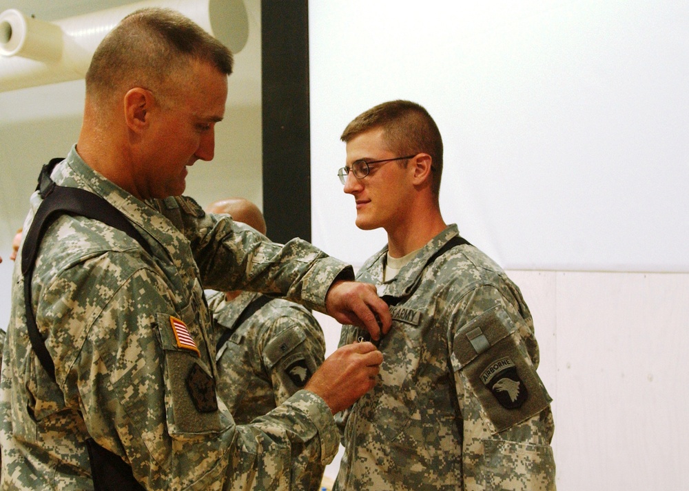 Engineer Battalion honors six Soldiers with the Purple Heart