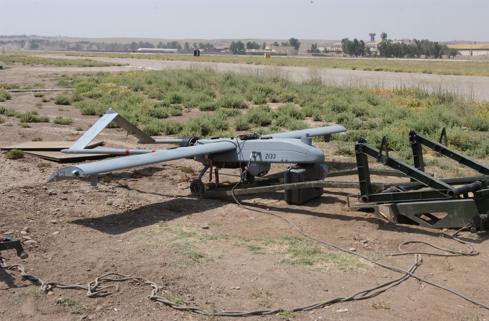 Unmanned vehicle takes flight over FOB Diamondback