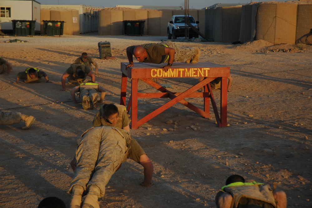 Marines in War Zone Continue to Train Tomorrow's Leaders