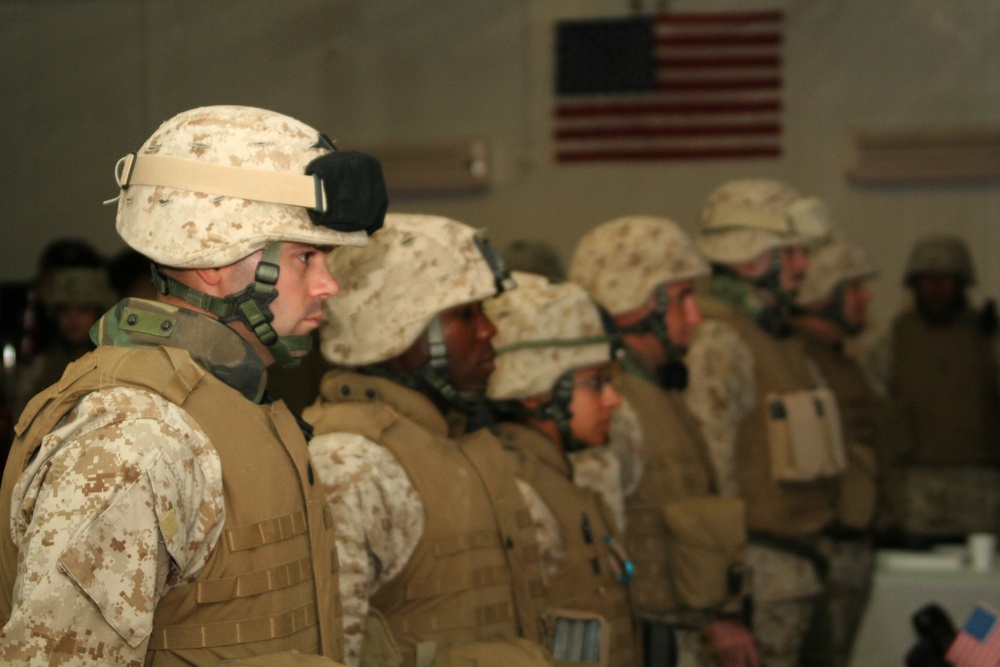 ASP Marines Raise Morale With Mess Night