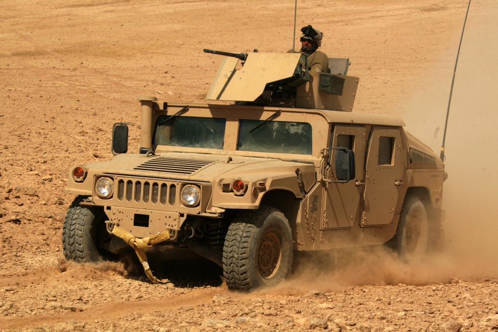 Perimeter Patrol Teams Scan Desert to Keep Al Asad Secure