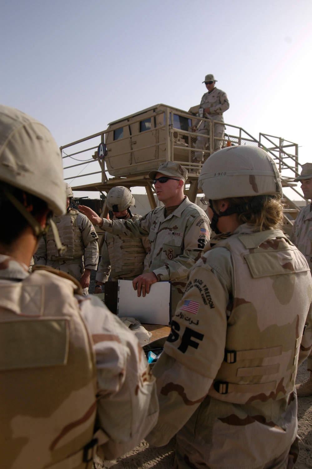 Security Forces members battle HEAT