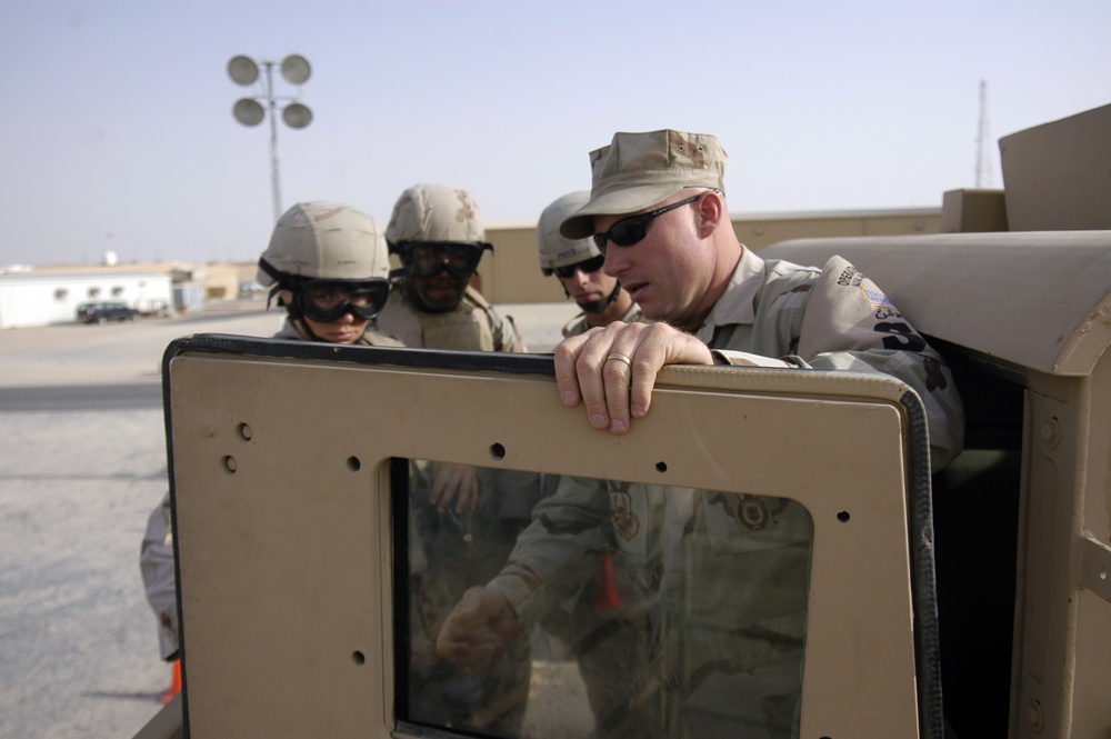 Security Forces members battle HEAT