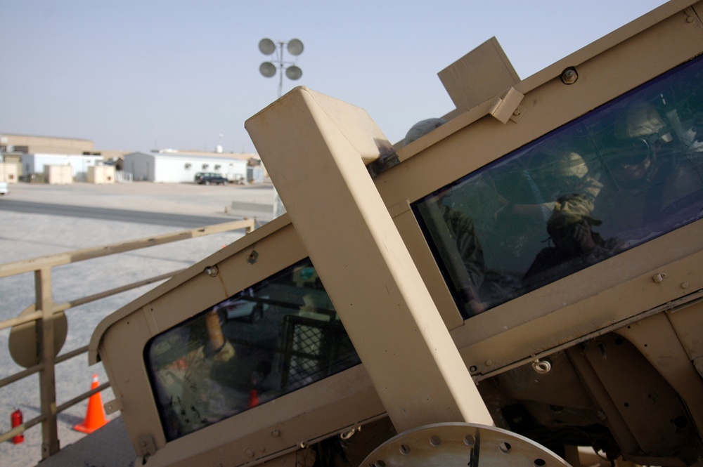 Security Forces members battle HEAT