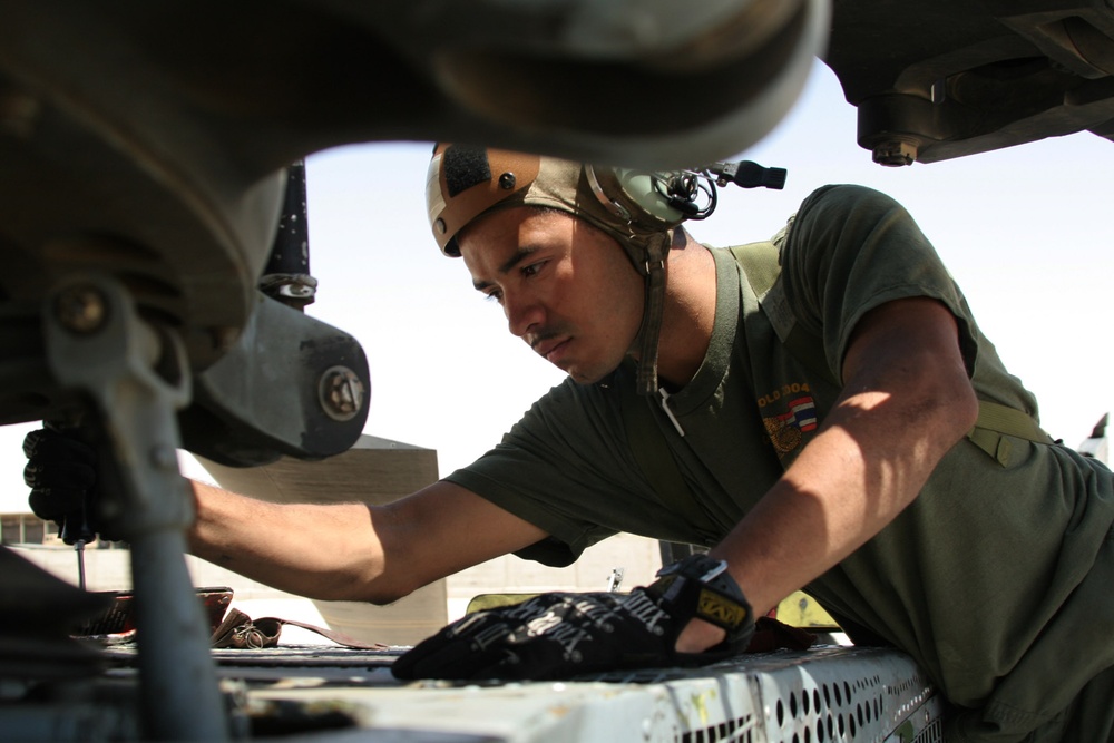 Mechanics keep charging as heart of squadron