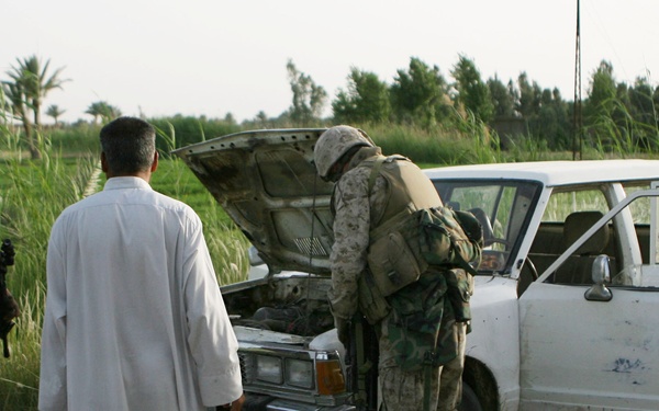 Alpha Patrol Establishes Check Points
