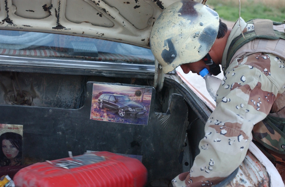 Soldiers patrol to ensure citizens are protected