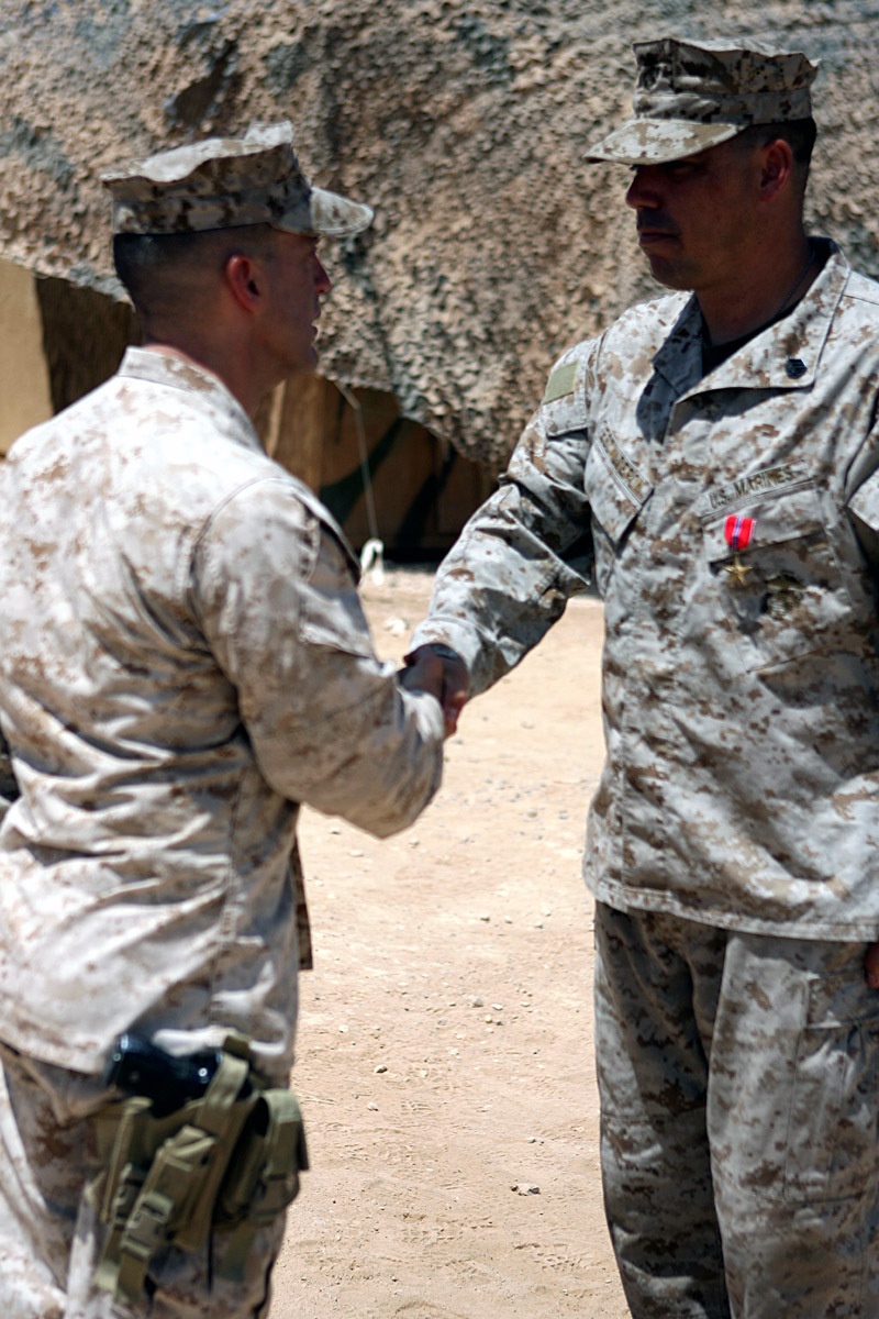 Santee, Calif., Marine awarded Bronze Star medal for heroic actions in Iraq