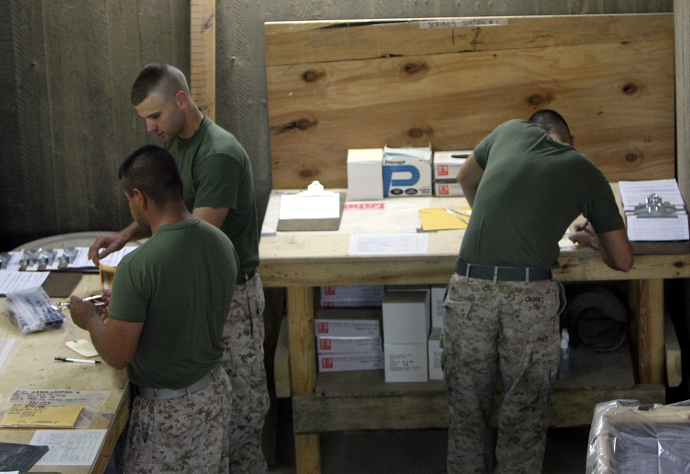 Marine Unit Cares for Fallen in Anbar