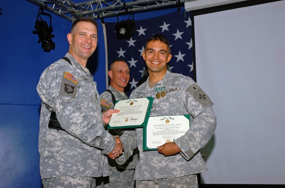 Award ceremony, reminder that the job isn't over