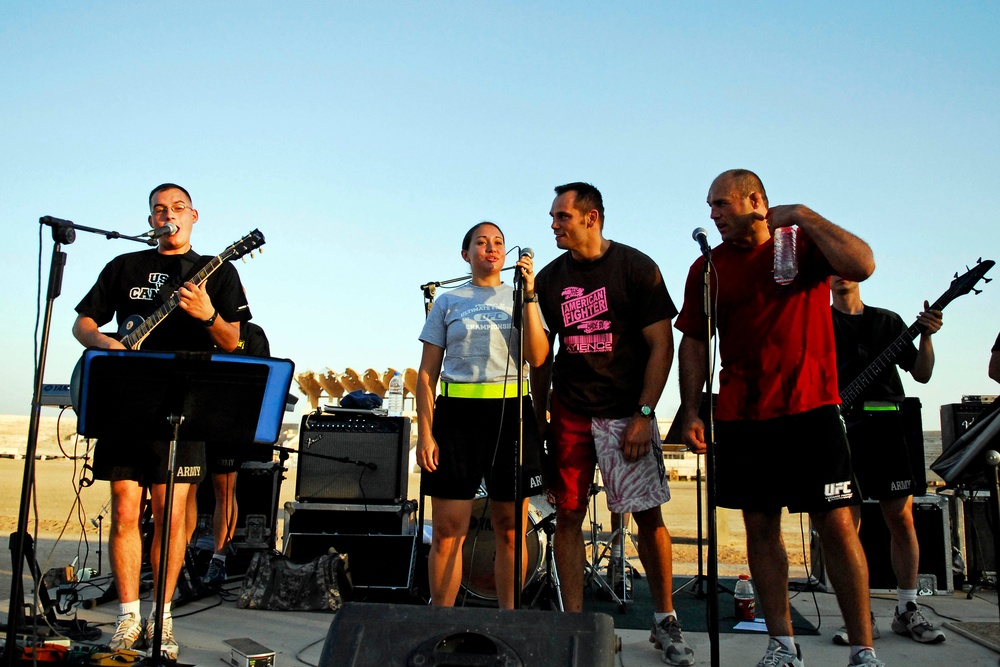 UFC visits troops overseas