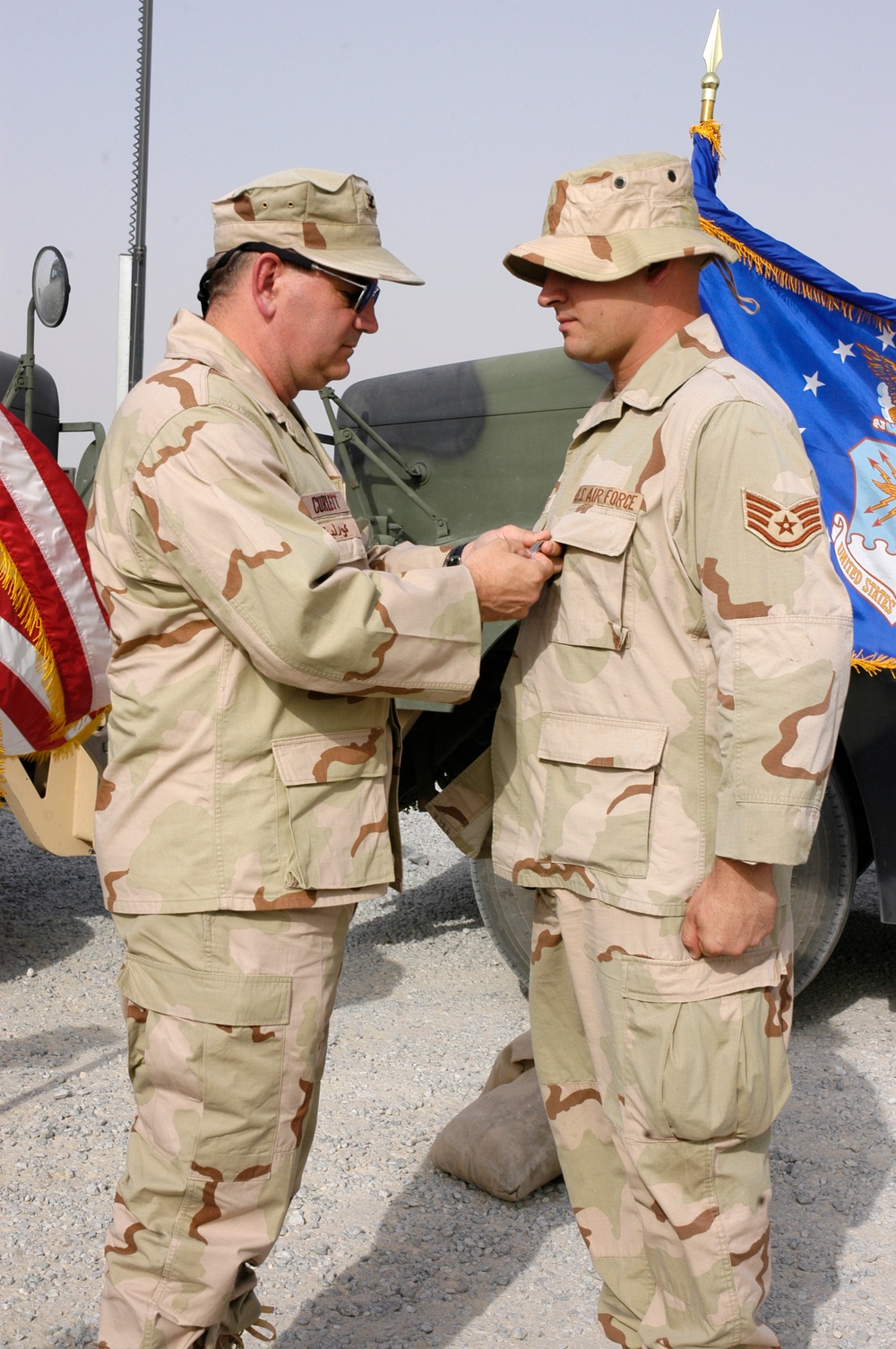 Airman presented Purple Heart for military merit