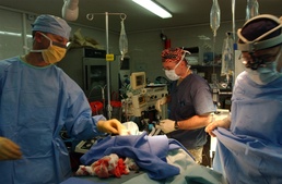 47th CSH performs surgery on IED casualty