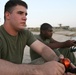 Marines cast stresses away at Camp Baharia