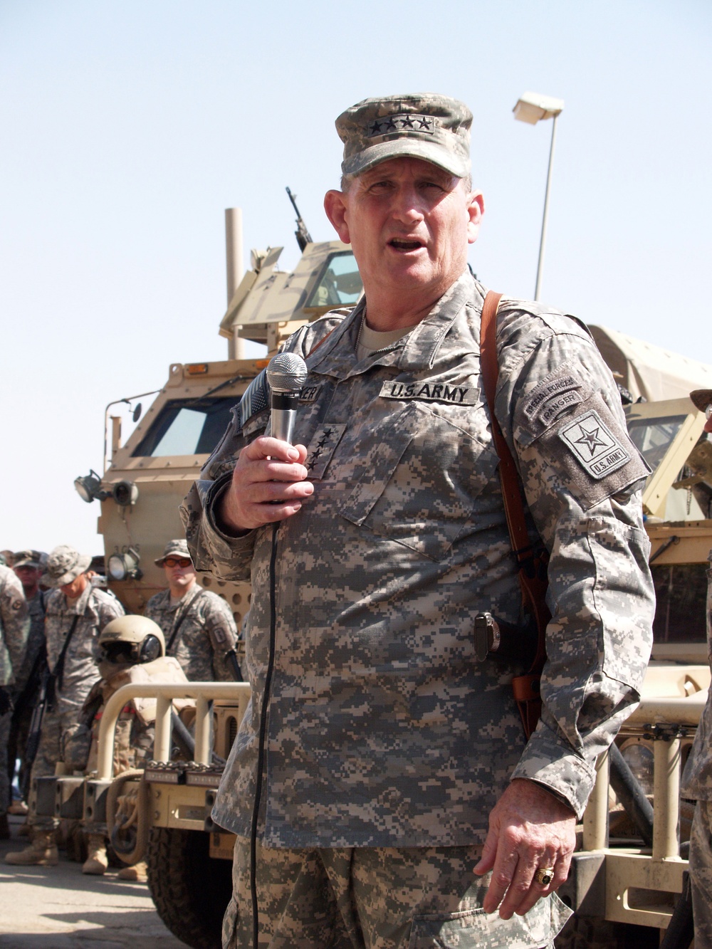 Chief of Staff of the Army Visits Troops Overseas