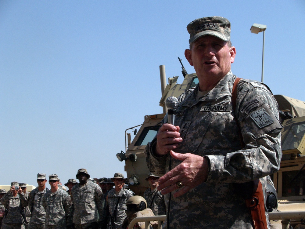 Chief of Staff of the Army Visits Troops Overseas