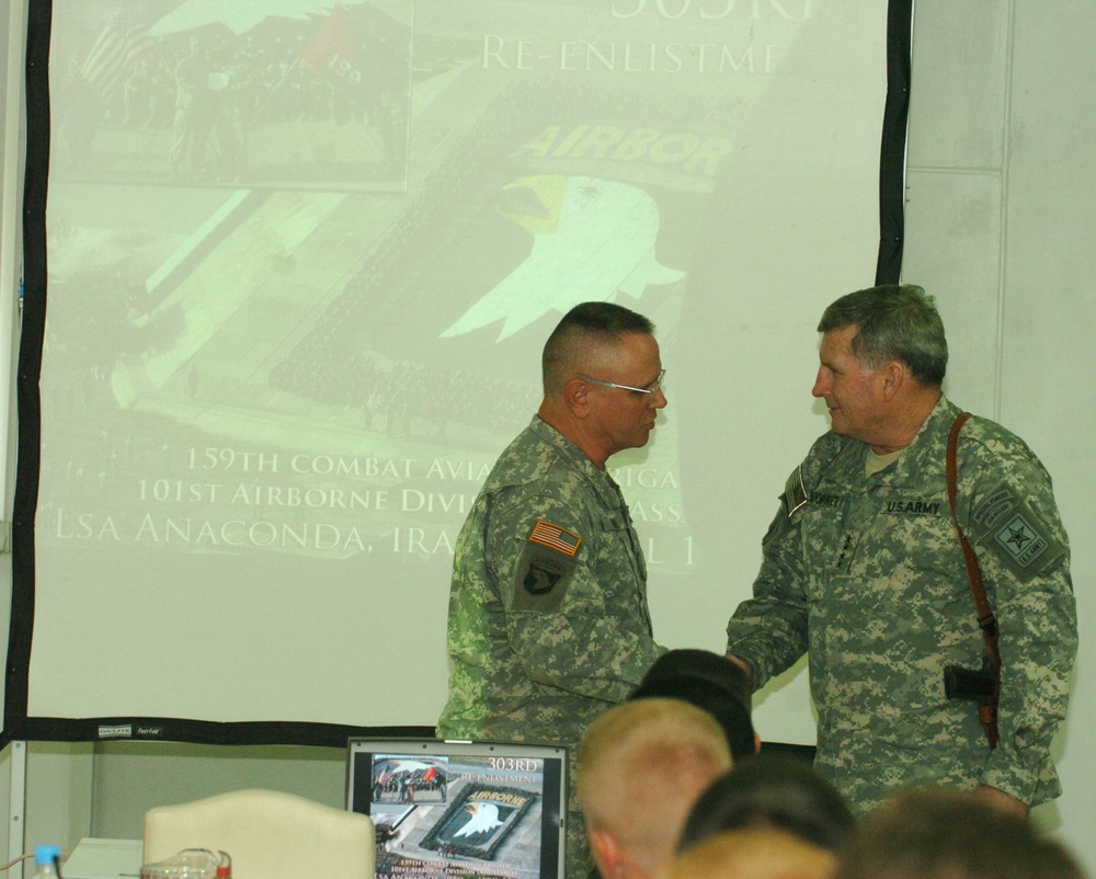 Chief of Staff of the Army Visits LSA Anaconda