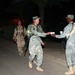 Soldiers Run in Danish Contingency March