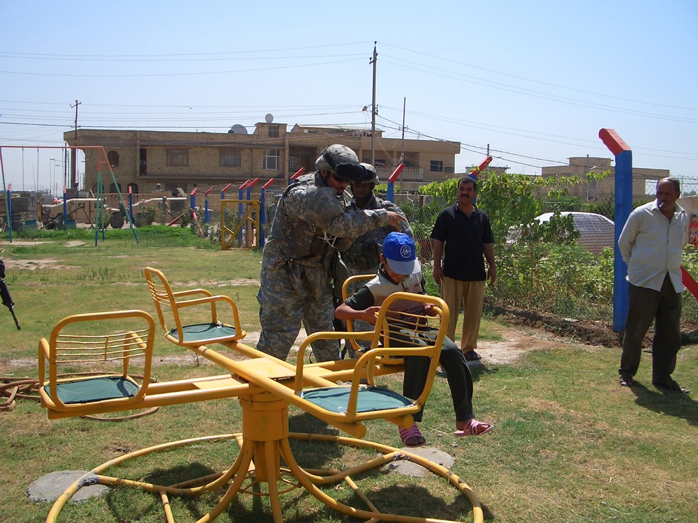 4th Battalion, 320th Field Artillery Regiment completes several constructio