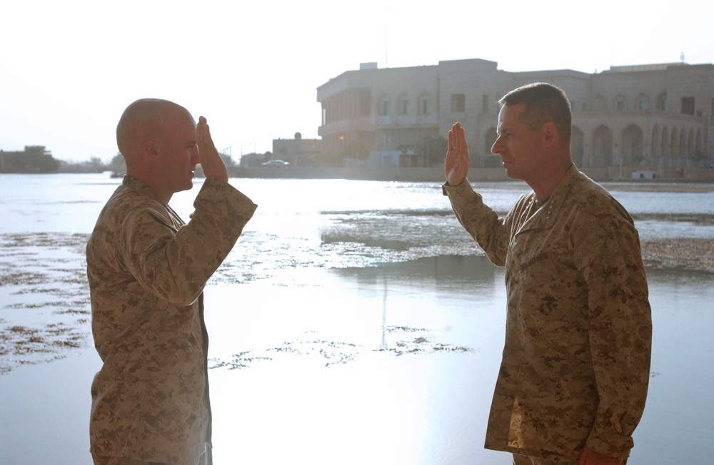 General Pace Promotes 2nd Lt.