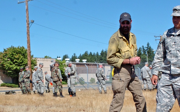 Soldiers Respond to Forest Fire