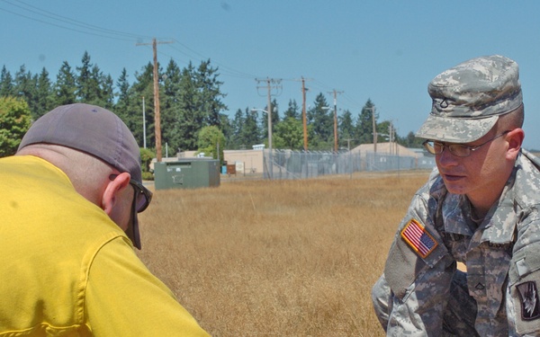 Soldiers Respond to Forest Fire