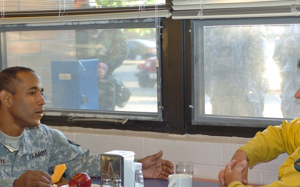 Soldiers Respond to Forest Fire