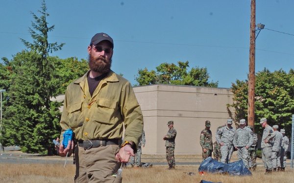 Soldiers Respond to Forest Fire